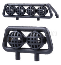 Wltoys 12427 Parts-Front lamp holder & Car roof lamp holder & lamp shade & support column for the lamp shade-12427-0053